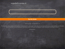 Tablet Screenshot of ospedaliverona.it